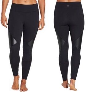 CALIA by Carrie Underwood | Pants u0026 Jumpsuits | Calia Black High Waist Faux  Leather Inset Panel Leggings Size Medium | Poshmark